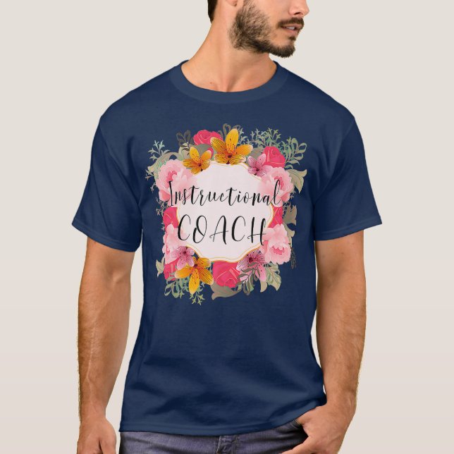 Instruktionschef Coach Back to school Gift for T Shirt (Framsida)