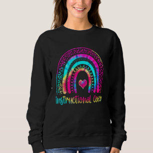 Instruktionscoach Crew Tie Dye Tillbaka Till Skola T Shirt
