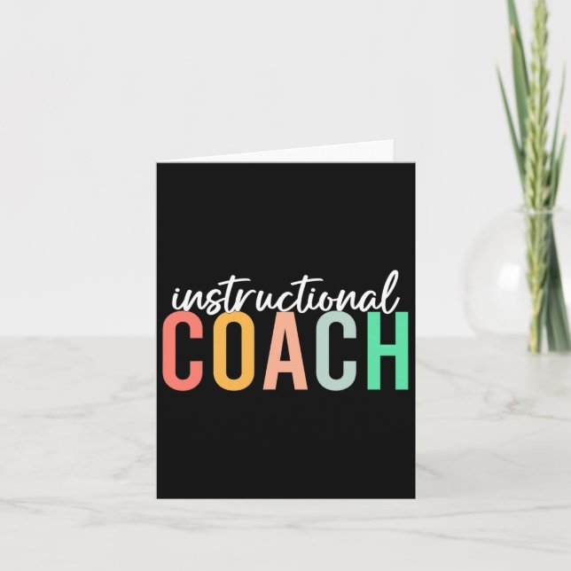 Instruktionsenhet Coach Funny Back to school Worke Kort (Framsida)