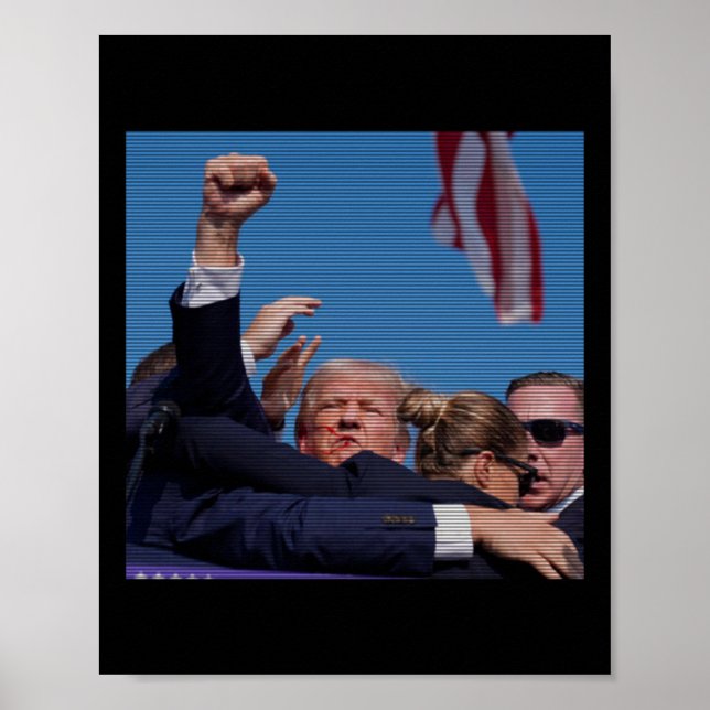 Instruktionsförsök - Trumpens Rally Pennsylvania A Poster (Framsidan)