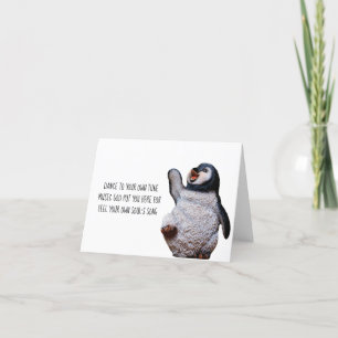 Instruktionskort - Penguin Haiku Kort