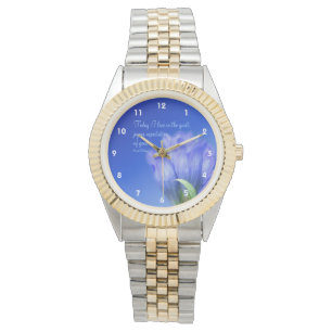 Instruktionsoffert för Gentian Flower Life Attitu Armbandsur