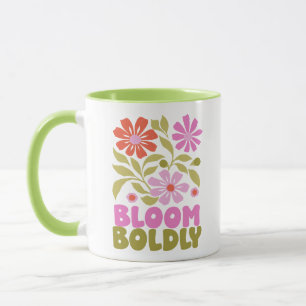 Instruktionsoffert för Retro Boho-Blommigt Mugg