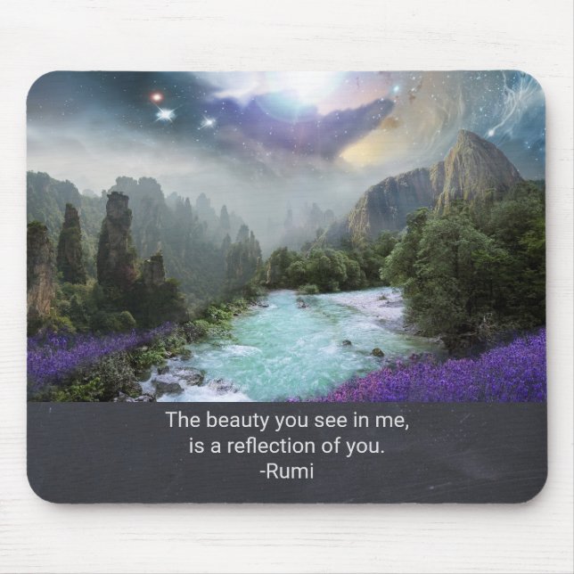 Instruktionsoffert från Rumi med naturbild Musmatta (Framsidan)