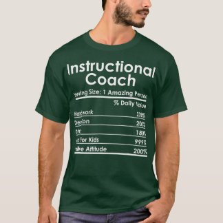Instruktionspensionsfack för näring Coach Gift T Shirt