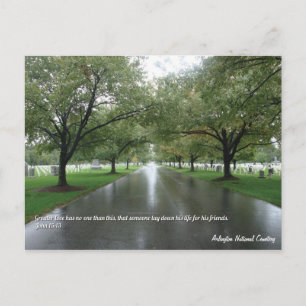 Instruktionsplagat Arlington National Cemetery Pos Vykort
