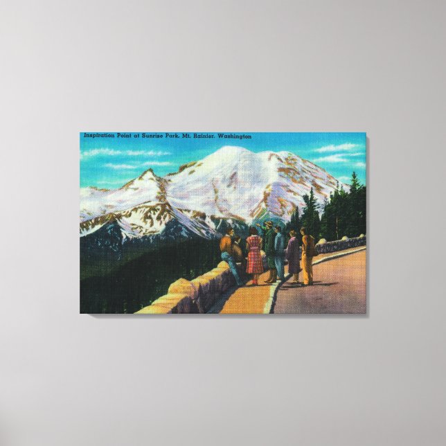 Instruktionspunkt i Sunrise Park Canvastryck (Framsida)