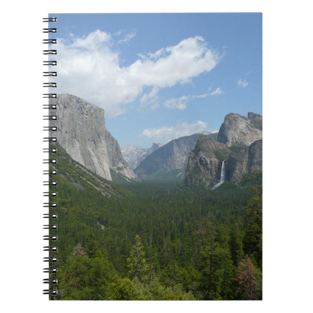 Instruktionspunkt i Yosemite nationalpark Anteckningsbok Med Spiral (Framsidan)