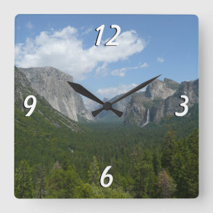 Instruktionspunkt i Yosemite nationalpark Fyrkantig Klocka