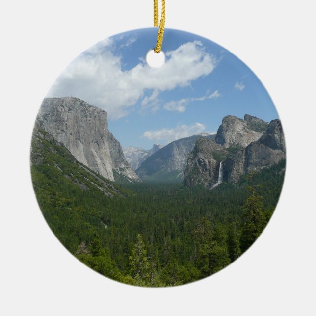 Instruktionspunkt i Yosemite nationalpark Julgransprydnad Keramik (Framsidan)