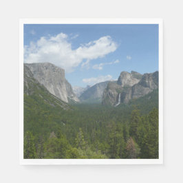 Instruktionspunkt i Yosemite nationalpark Pappersservett