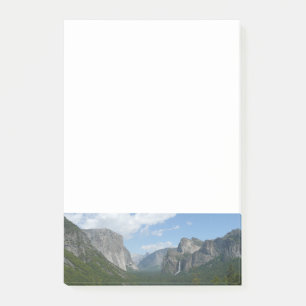 Instruktionspunkt i Yosemite nationalpark Post-it Block