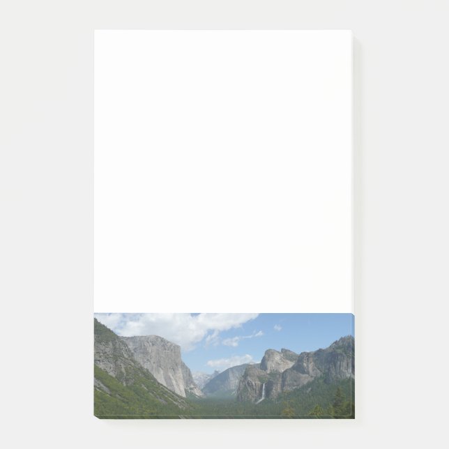 Instruktionspunkt i Yosemite nationalpark Post-it Block (Framsida)