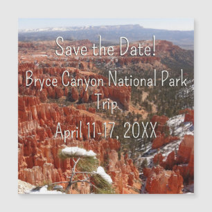 Instruktionspunkt vid Bryce Canyon Spara datumet