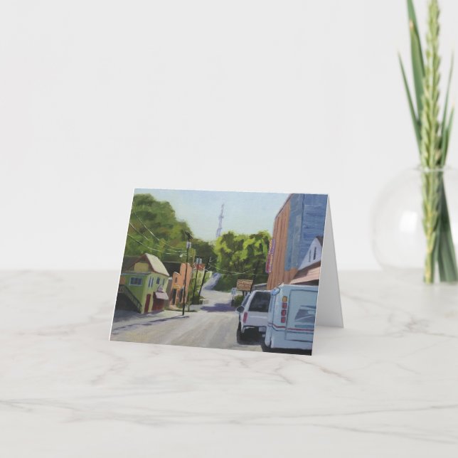 Instruktionsteckenkort för teckning av kontur tack kort (Framsida)