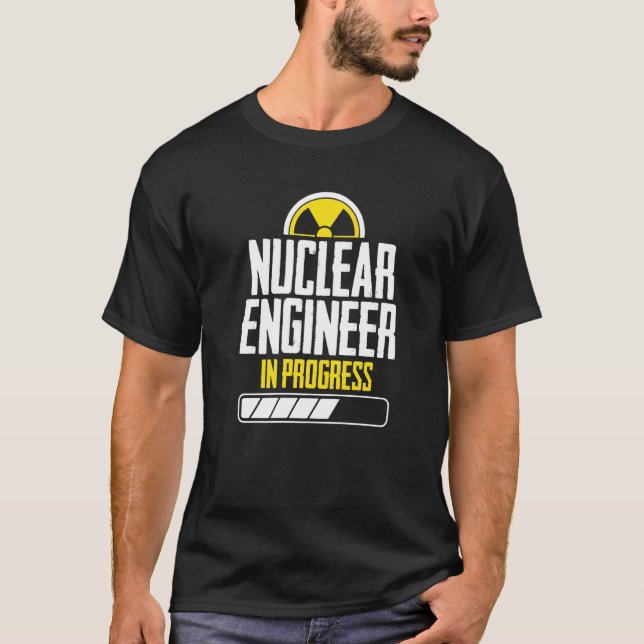 Instruktionsteknik för kärnteknik i Ingenjör T Shirt (Framsida)