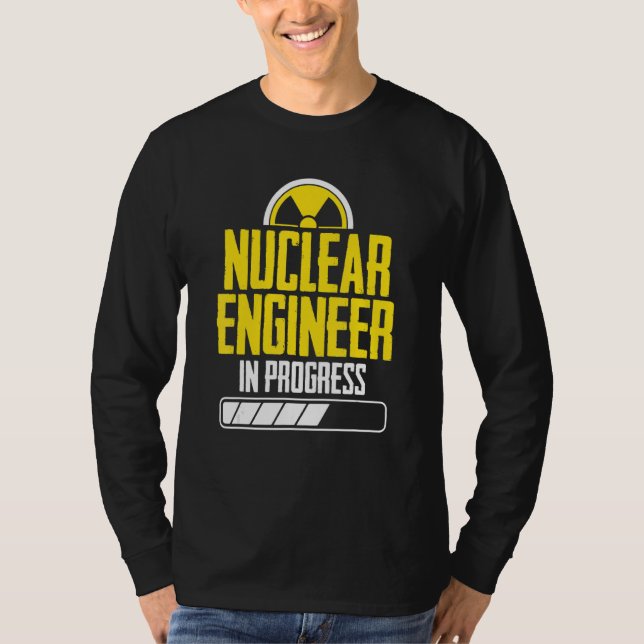 Instruktionsteknik för kärnteknik i Ingenjör T Shirt (Framsida)
