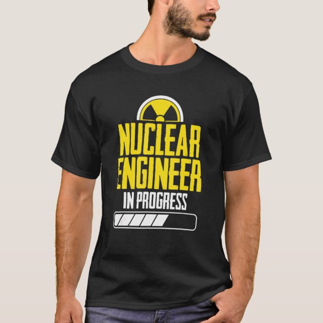 Instruktionsteknik för kärnteknik i Ingenjör T Shirt (Framsida)