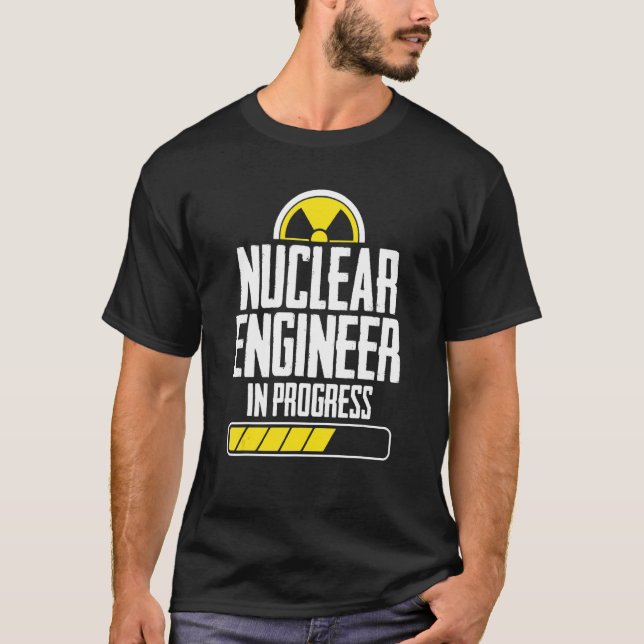 Instruktionsteknik för kärnteknik i Ingenjör T Shirt (Framsida)