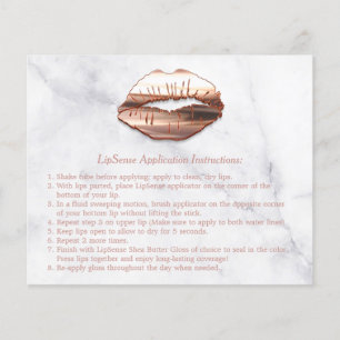 Instruktionstips för Marble Makeup-Guld i ro 3D Lä Flygblad