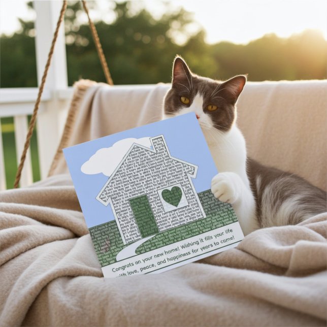 Instruktionstypgrafi för det nya hemägarkortet (Skapare uppladdad)