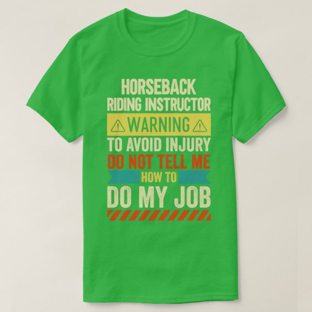  instruktionsvarning t shirt (Design framsida)