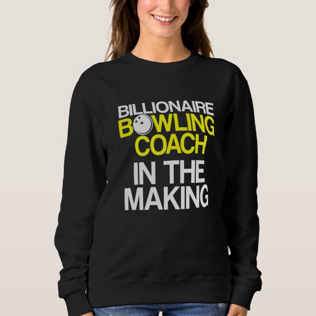 Instruktör 5 i Bowling Coach Player Team T Shirt (Framsida)