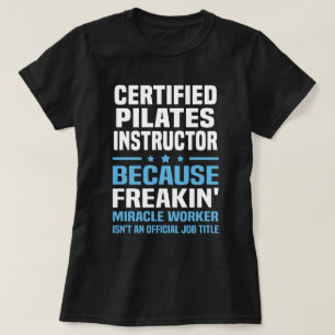 Instruktör för auktoriserad Pilates T Shirt