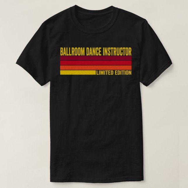 Instruktör för ballroom-doance t shirt (Design framsida)