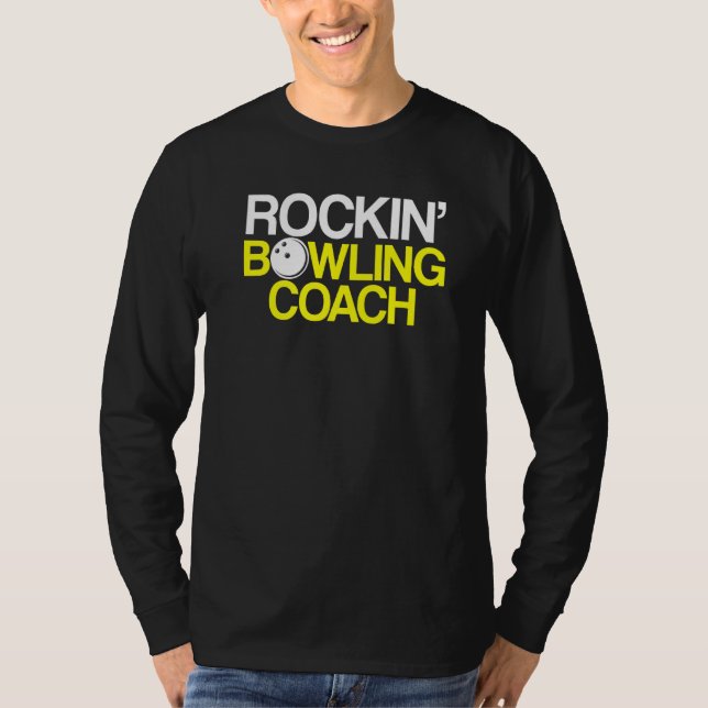 Instruktör för Bowling Coach Player Team 2 T Shirt (Framsida)