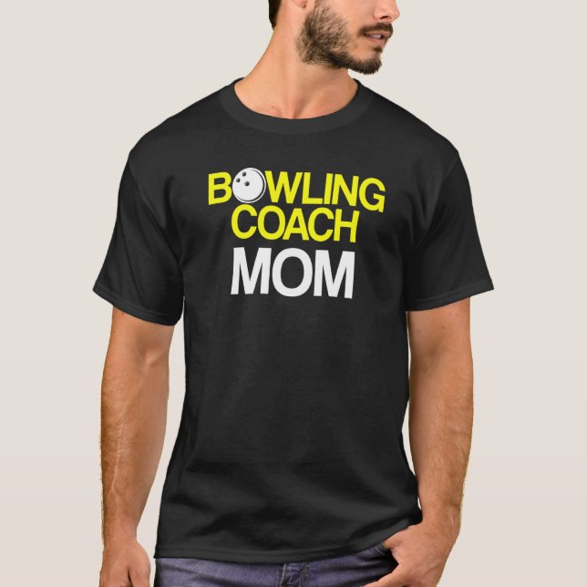 Instruktör för Bowling Coach Player Team 2 T Shirt (Framsida)