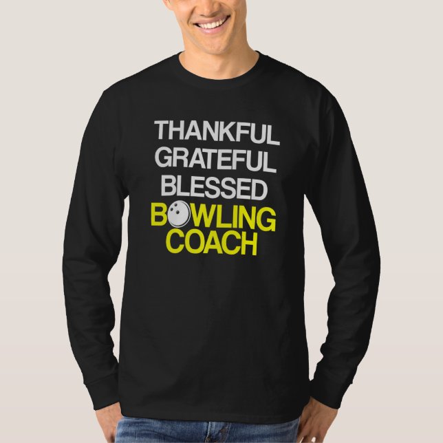 Instruktör för Bowling Coach Player Team 37 T Shirt (Framsida)