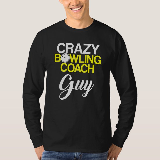 Instruktör för Bowling Coach Player Team 6 T Shirt (Framsida)