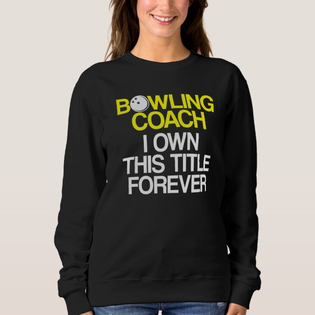 Instruktör för Bowling Coach Player Team 6 T Shirt (Framsida)