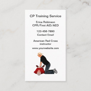 Instruktör för CPR-utbildningsklass Visitkort