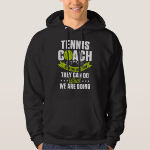 Instruktör för Hardest Job Team för tennis Coach P Hoodie