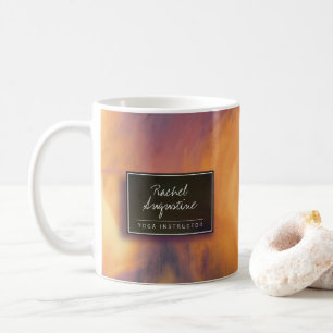 Instruktör för medling av vattenfärg Sunset Himlar Kaffemugg