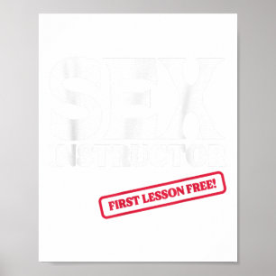Instruktör första lektionen gratis! Bachelorette P Poster
