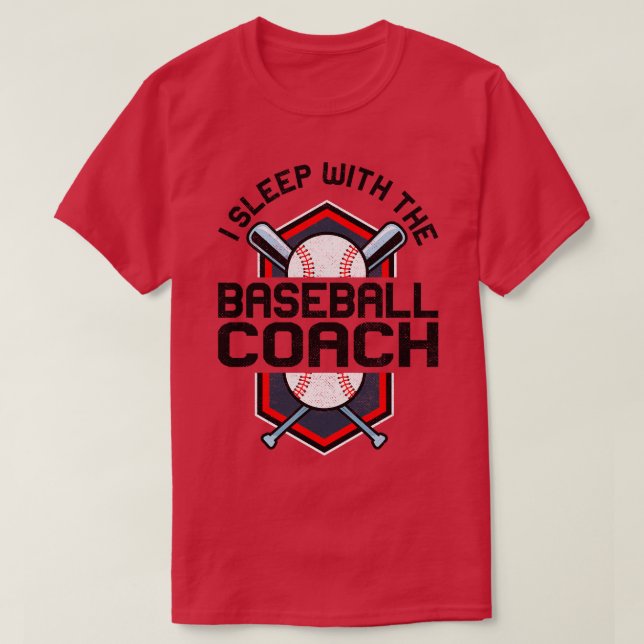 Instruktör i Baseball Coach Maka Professionell Mam T Shirt (Design framsida)