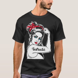 Instruktör Rosie the Riveter Pin Up T Shirt