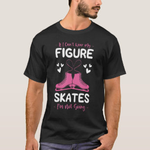 Instruktörskal för figur Sking Shoes Ice Skater Sk T Shirt