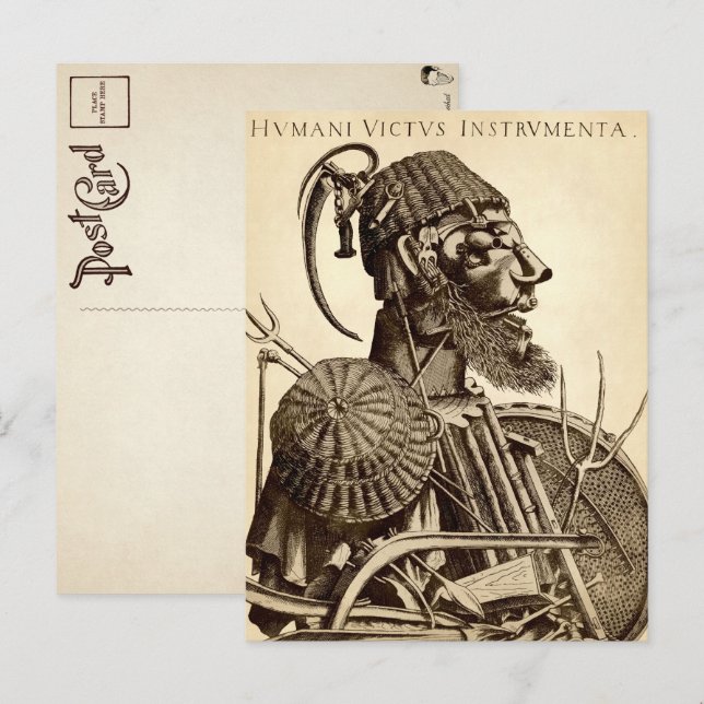 Instrument för mänsklig näring - Jordbruk  Vykort (Fram/baksida)