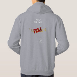Instrument-formade objekt i Trumpet Wh. Text. Hoodie