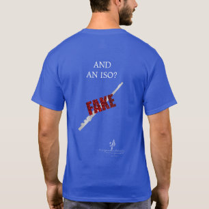 Instrument-Shaped Objects I Flute Wh Text. T Shirt