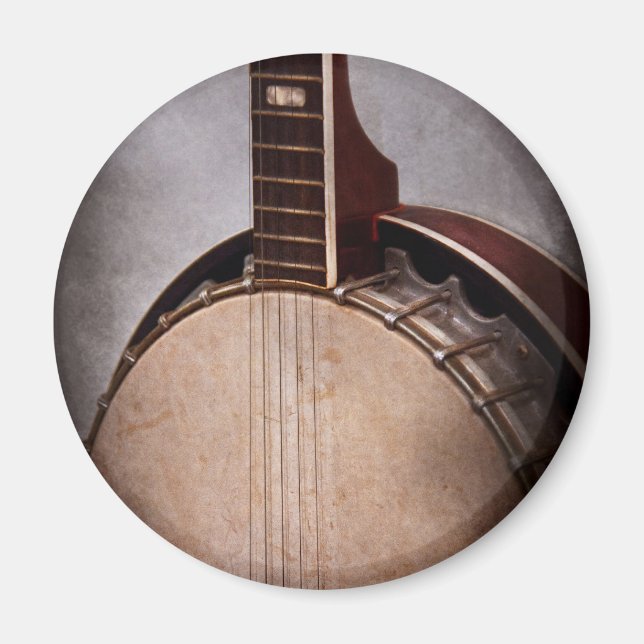 Instrument - Sträng - En typisk banjo Magnet (Framsidan)