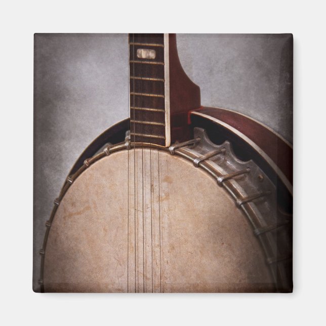 Instrument - Sträng - En typisk banjo Magnet (Framsidan)