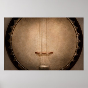 Instrument - Sträng - Jag älskar banjo Poster