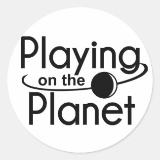 Instrumentera fodralklistermärken - uppsättning av runt klistermärke