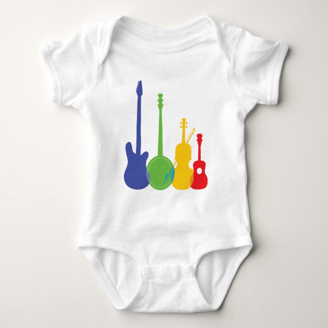 Instrumenterar färg t-shirt (Framsida)
