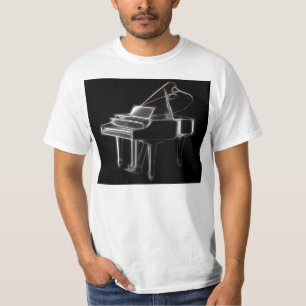 Instrumenterar musikaliskt klassiskt för flygel tee shirt
